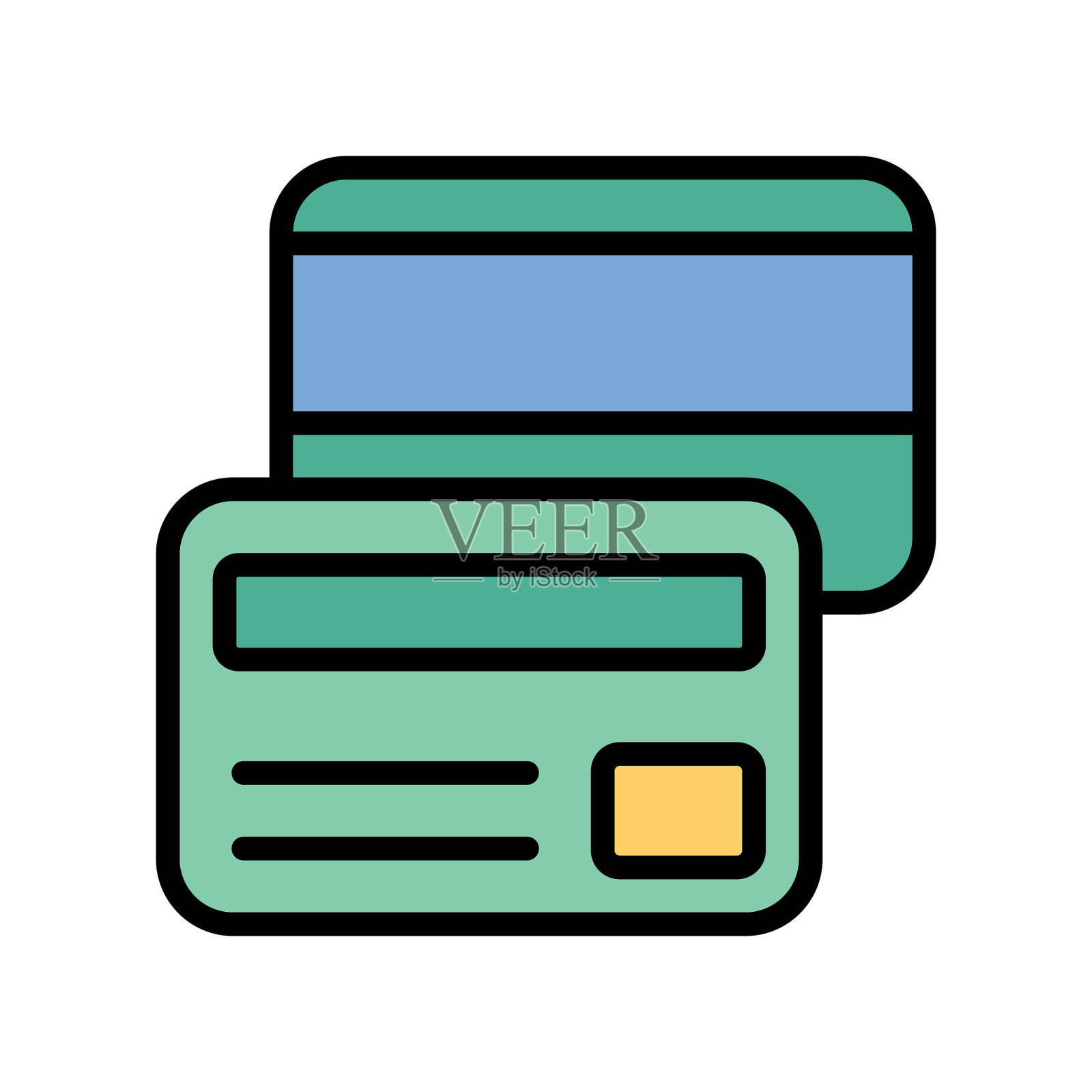 信用卡图标插画图片素材