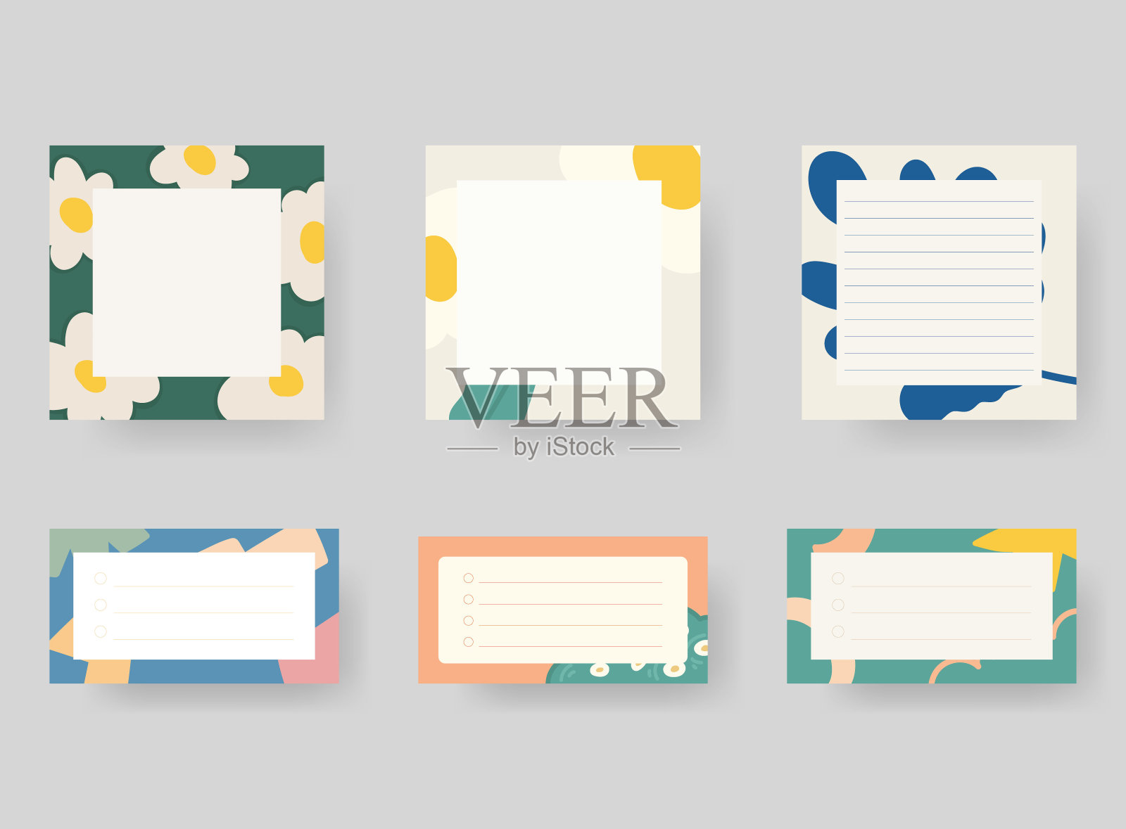 漫画纸笔记插图。插画图片素材