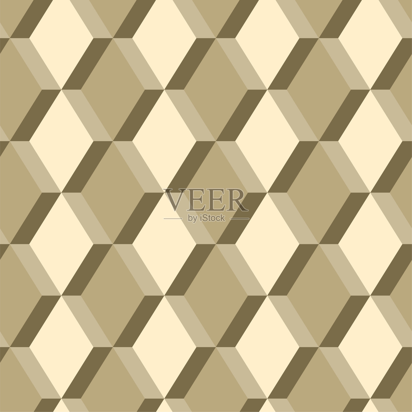 抽象的无缝图案背景。矢量插图。插画图片素材