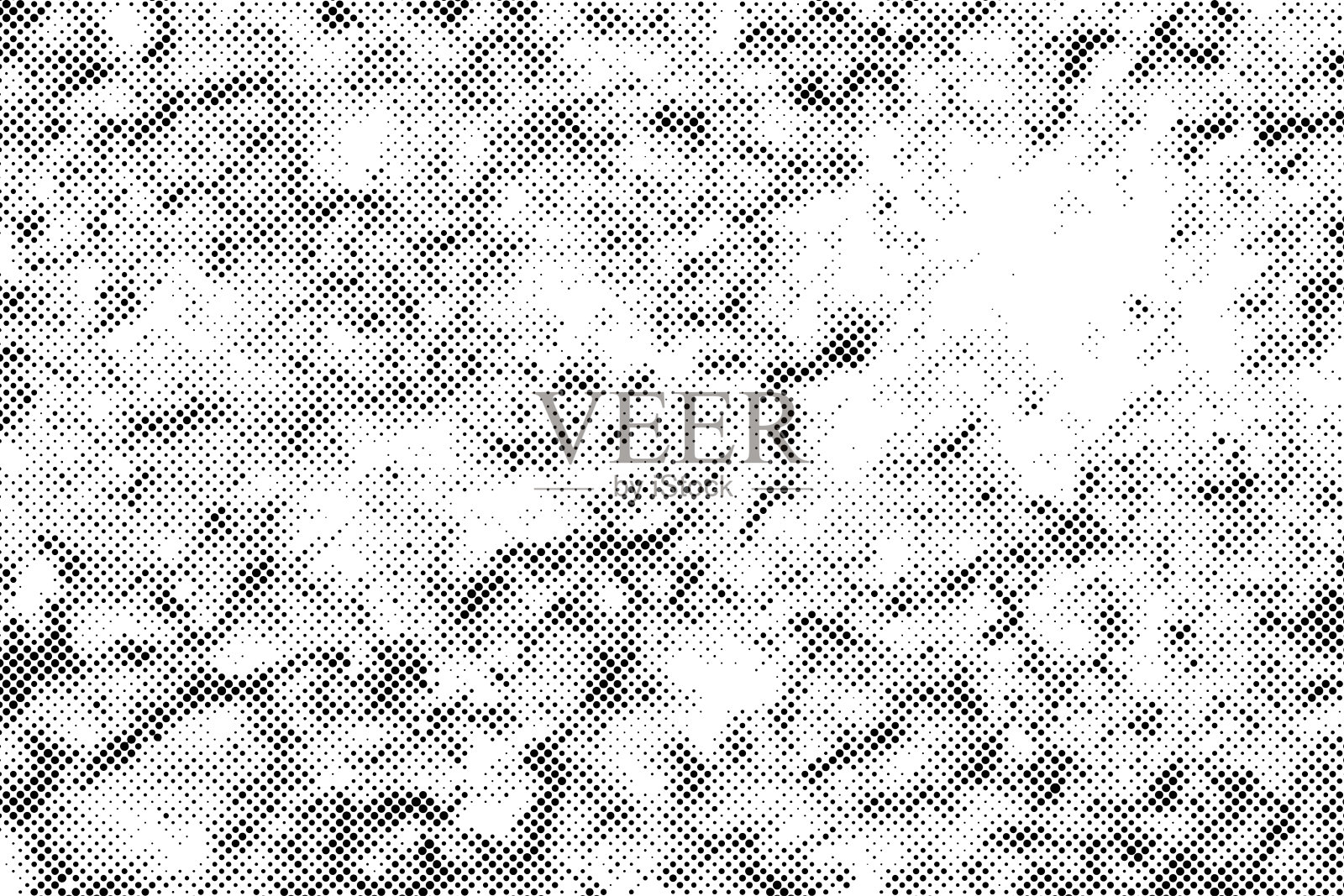 黑点图案。垃圾半色调效果背景。插画图片素材