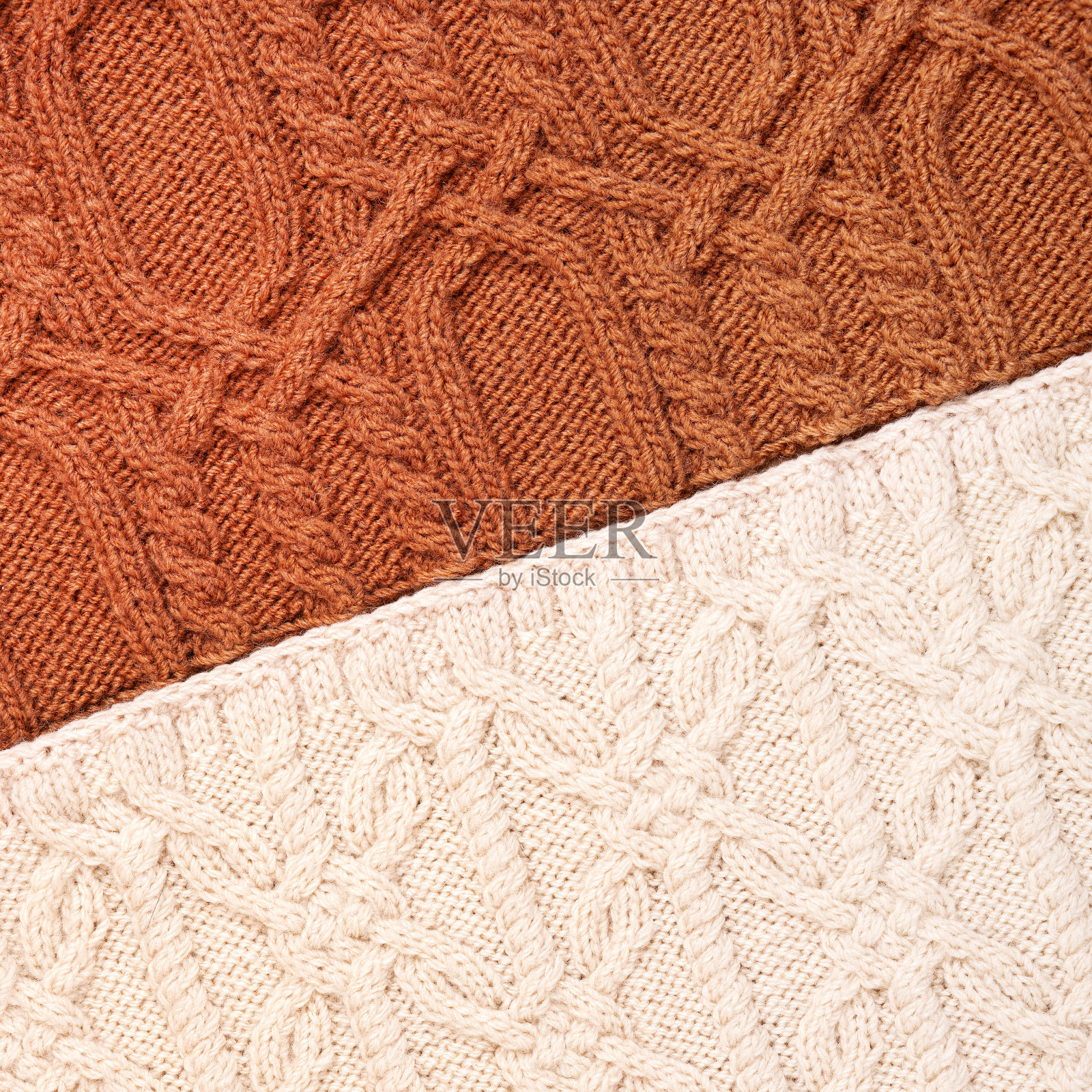 针织棕色和米色背景照片摄影图片