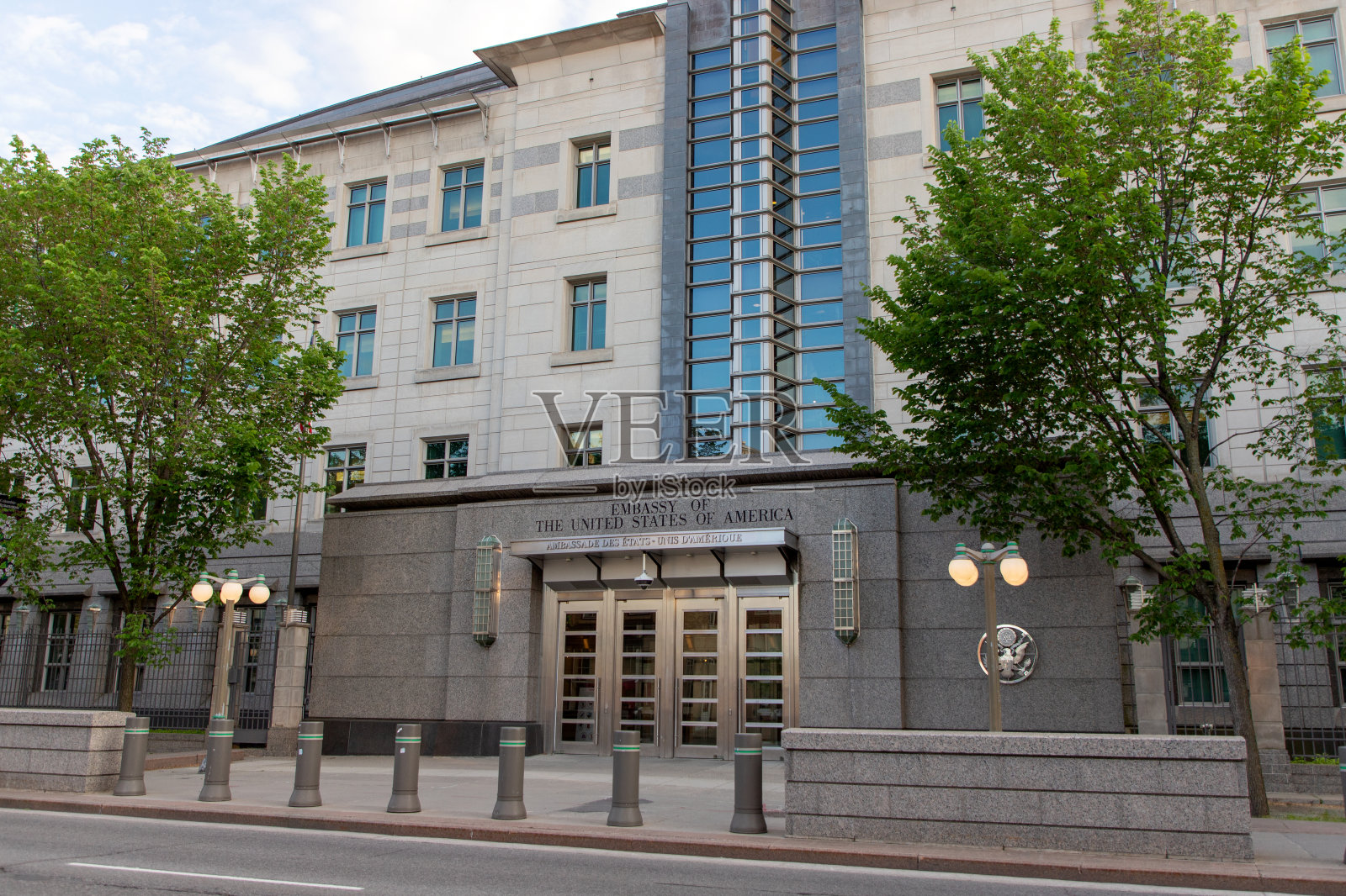 美利坚合众国驻加拿大渥太华大使馆照片摄影图片