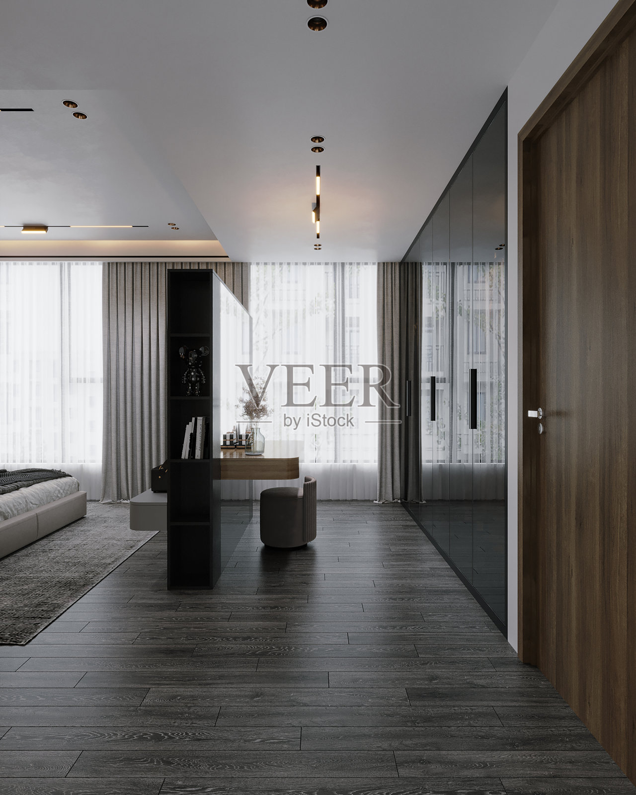 独特的卧室墙壁装饰理念来表达你的风格照片摄影图片