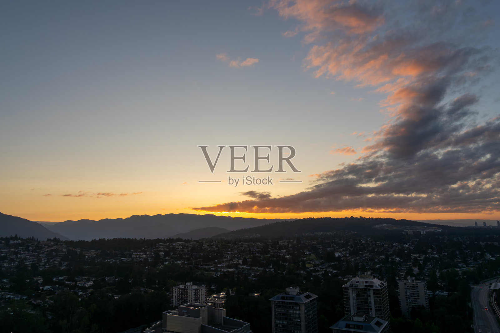 布伦特伍德高层建筑景观照片摄影图片