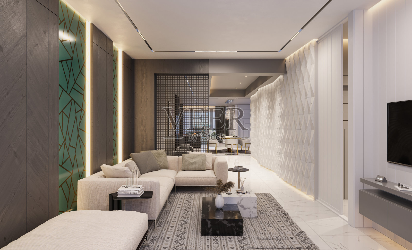 休闲刷新更新你的客厅为最终的放松点。jpg照片摄影图片