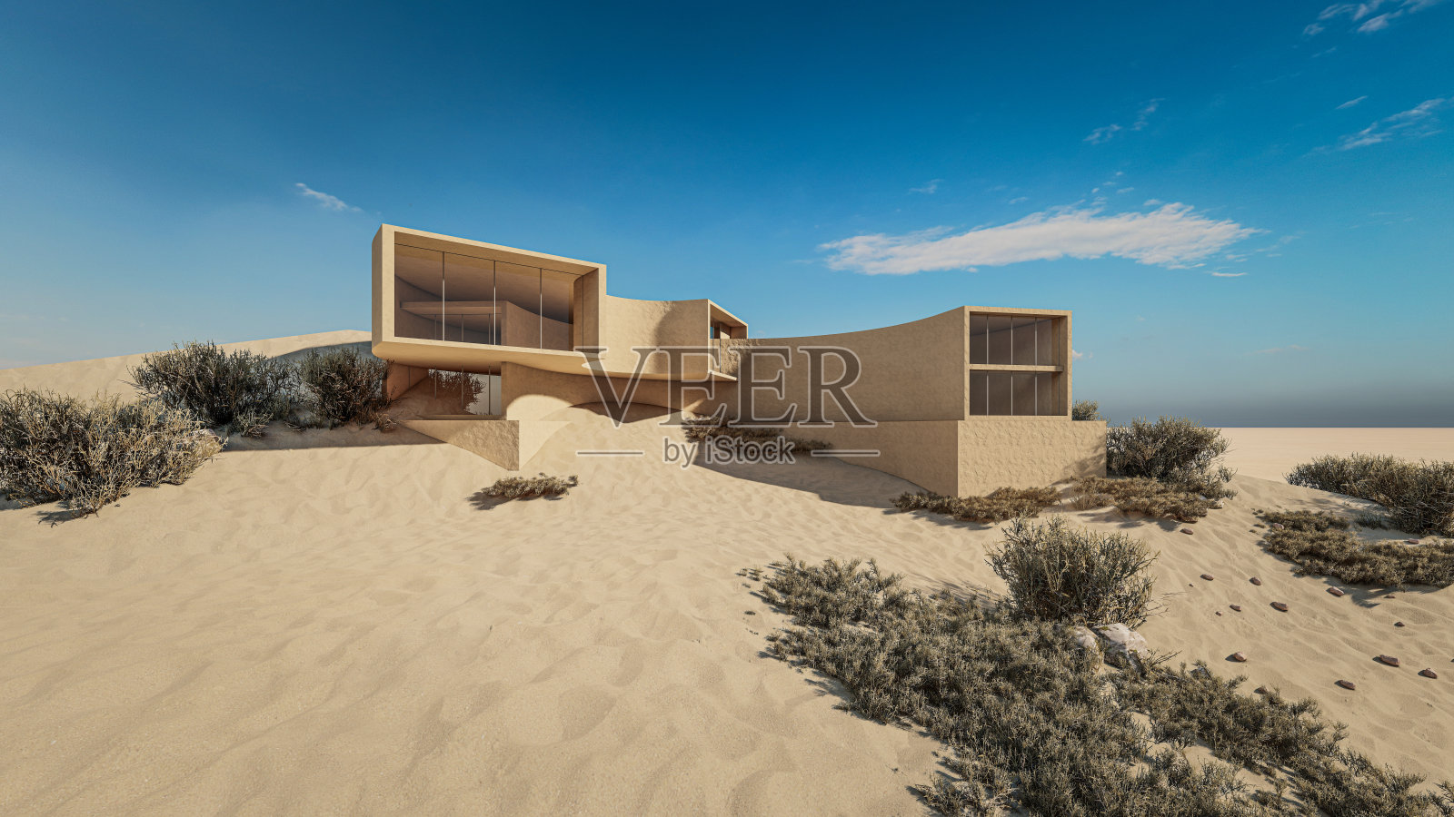 建筑3D渲染图照片摄影图片