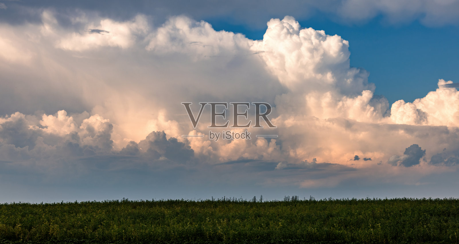 田野里的云照片摄影图片