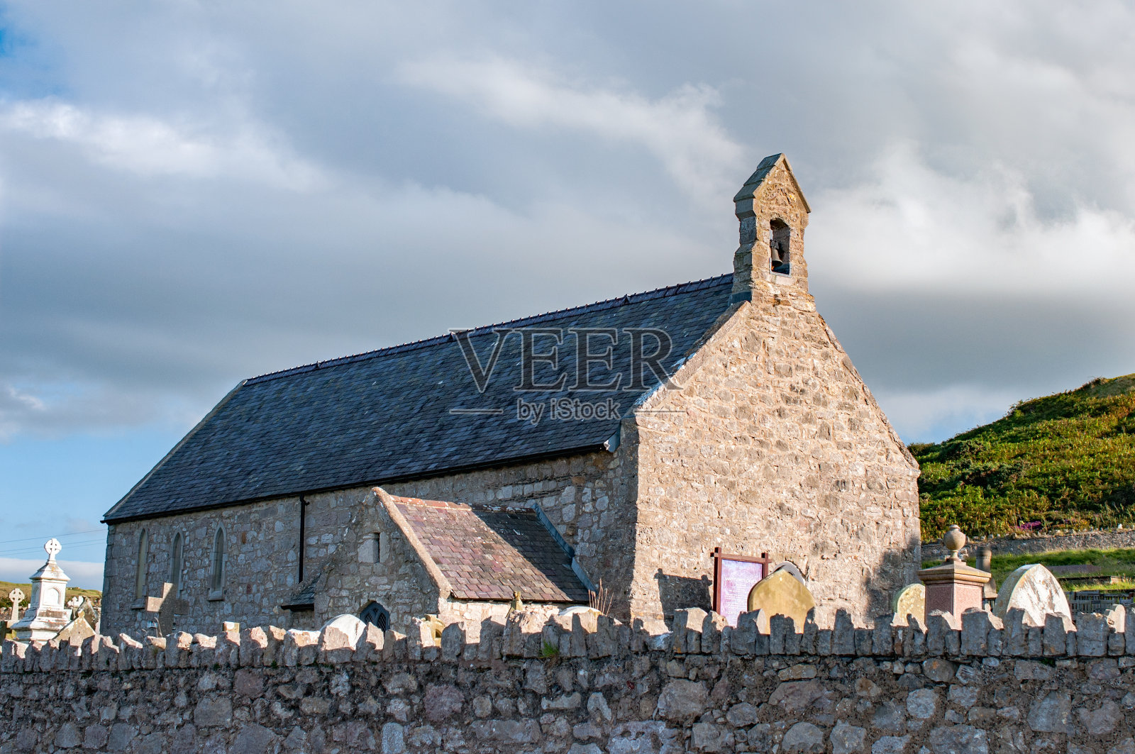 圣都德诺教堂，兰迪德诺，威尔士照片摄影图片