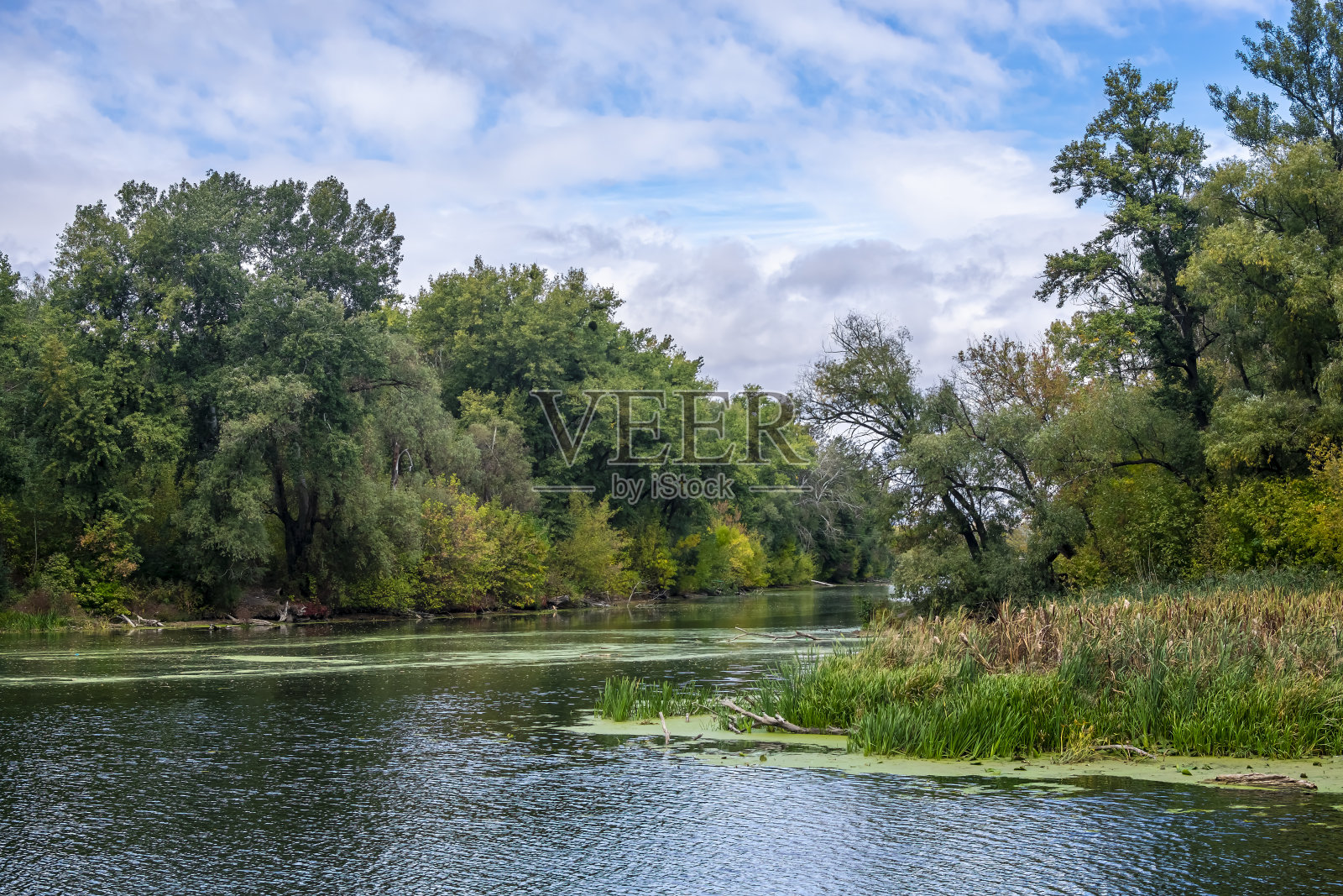 秋天的风景。照片摄影图片