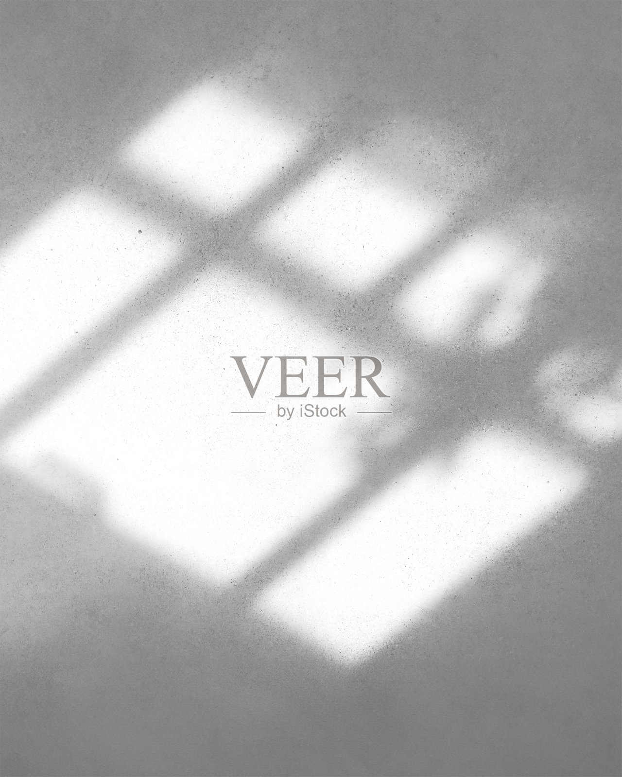 窗口软阴影投影在极简背景叠加混合灰度照片摄影图片