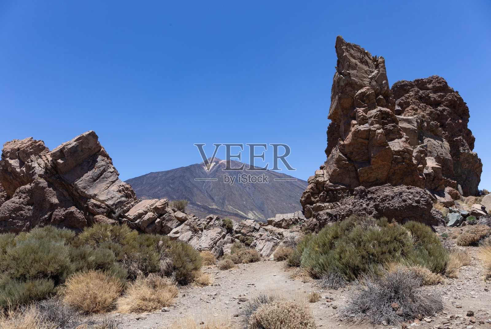 西班牙特内里费岛上的泰德Pico del Teide。照片摄影图片