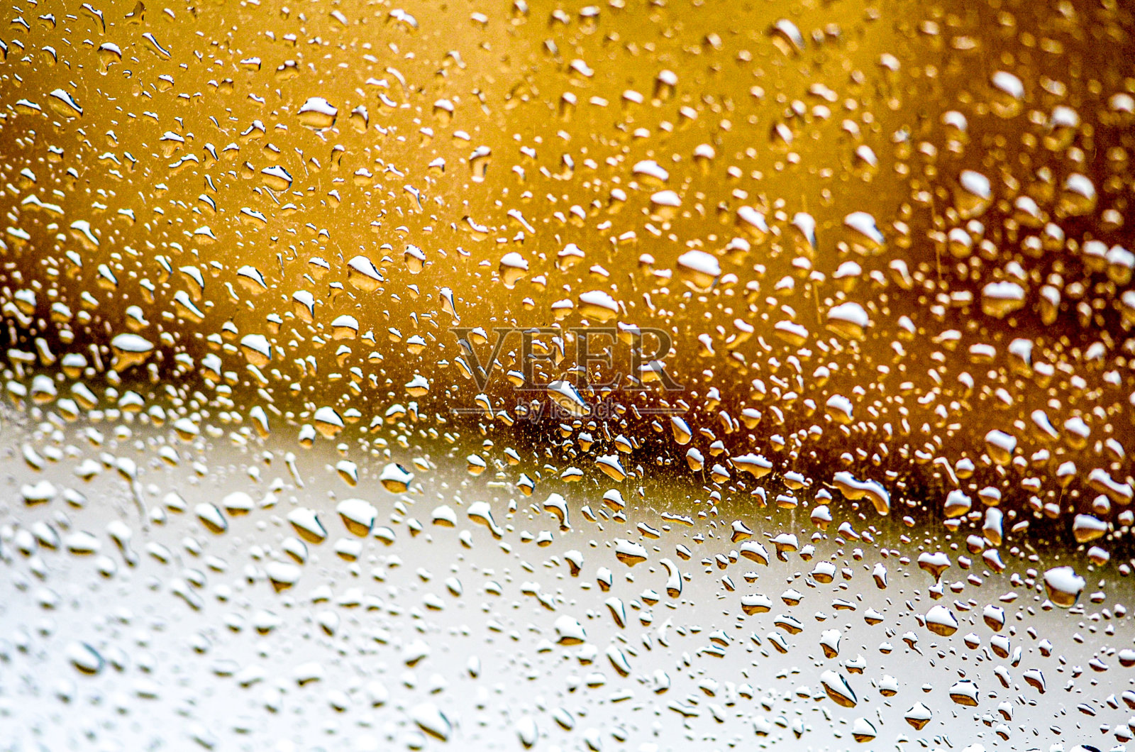 雨滴之窗:捕捉大自然之美。照片摄影图片