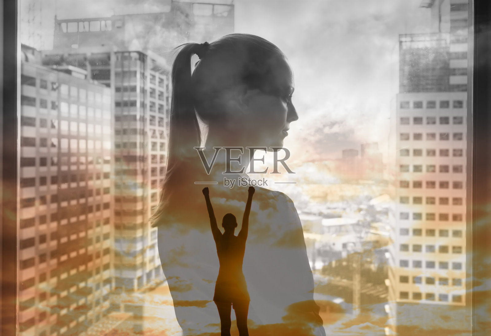 寻找内心幸福的力量照片摄影图片