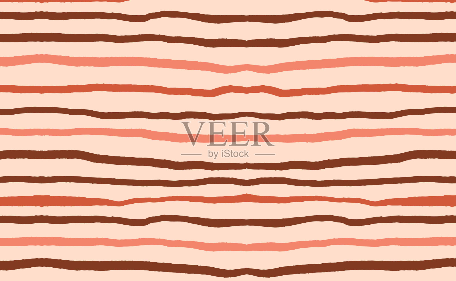 手绘条纹背景。插画图片素材