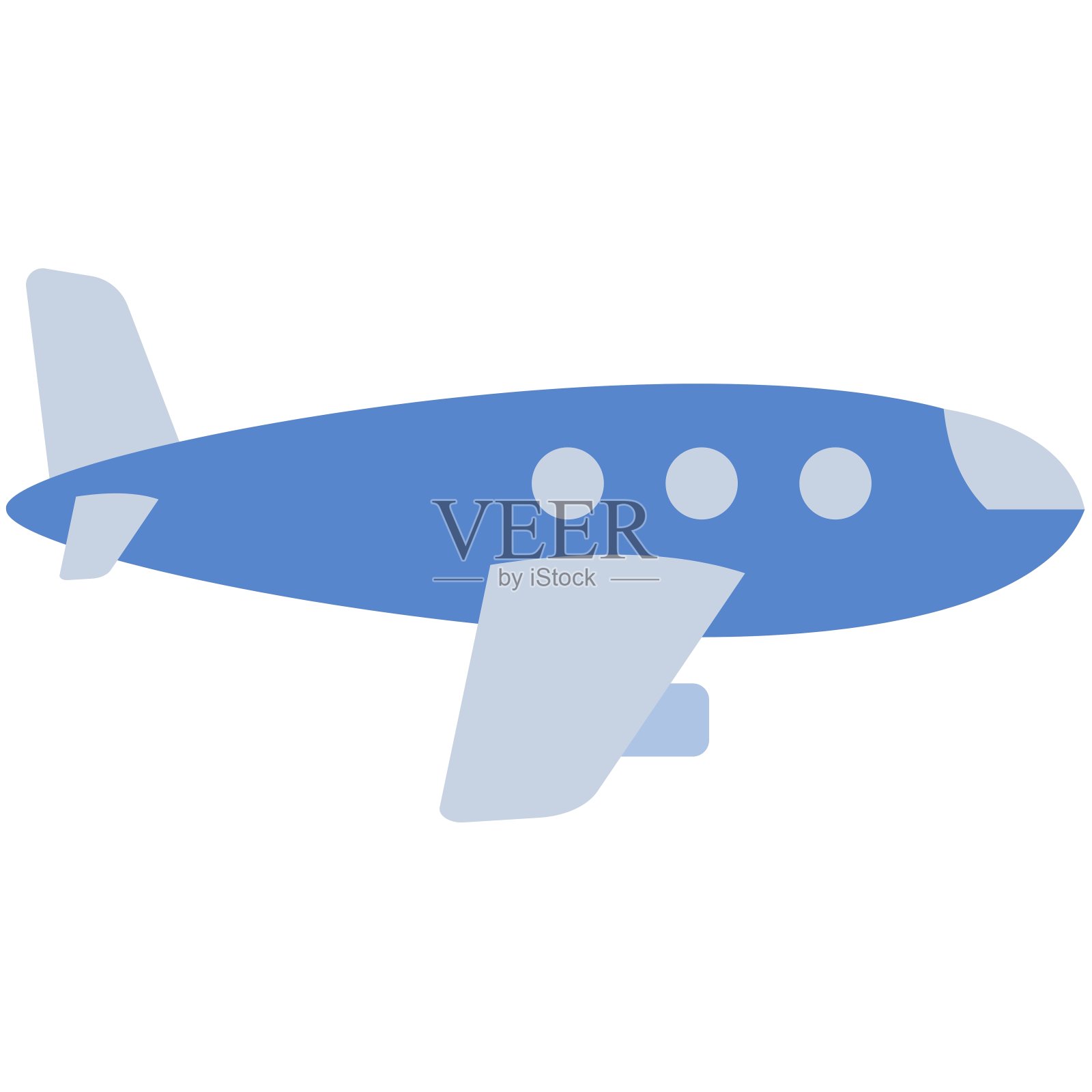 运输彩色图标包插画图片素材