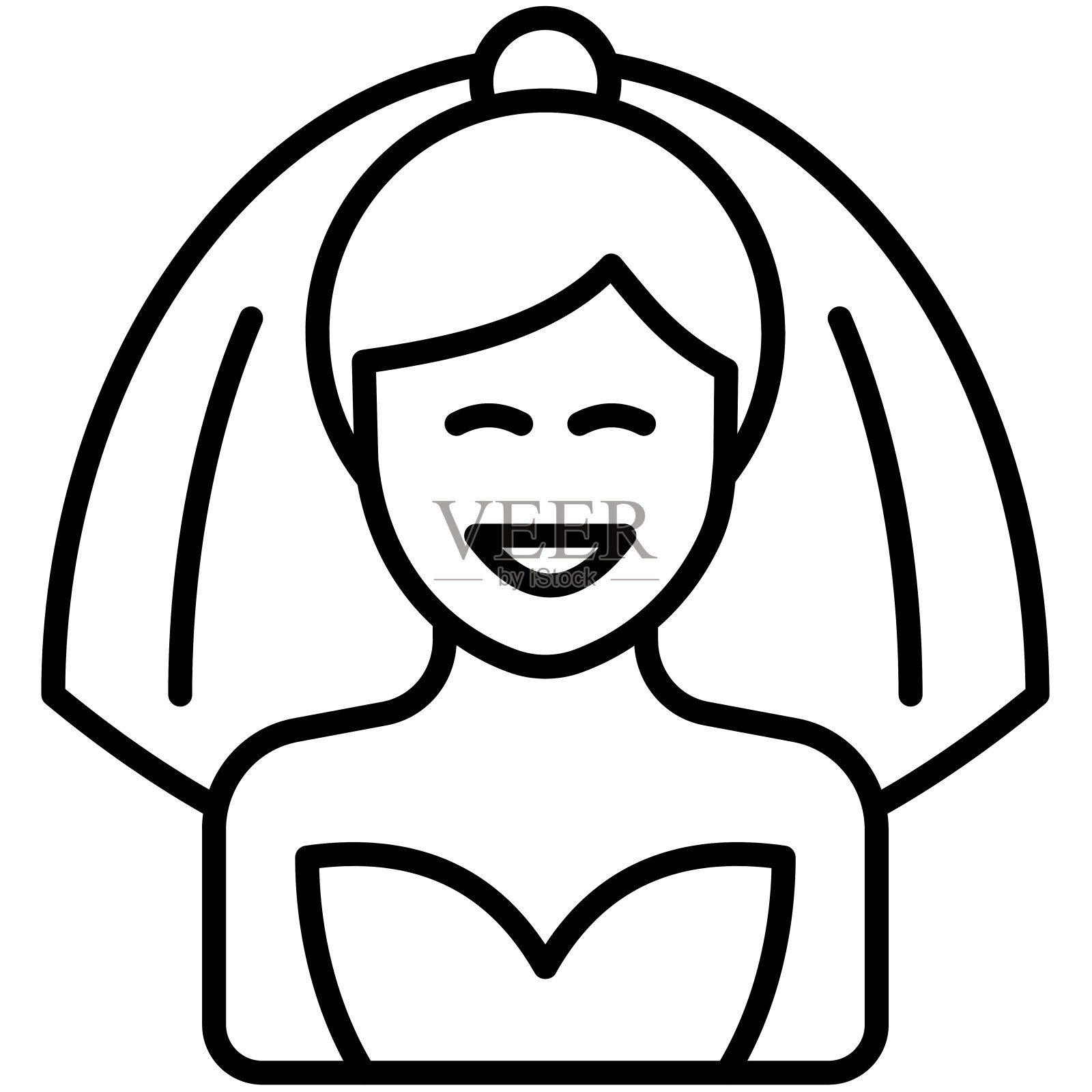 婚礼大纲图标包插画图片素材