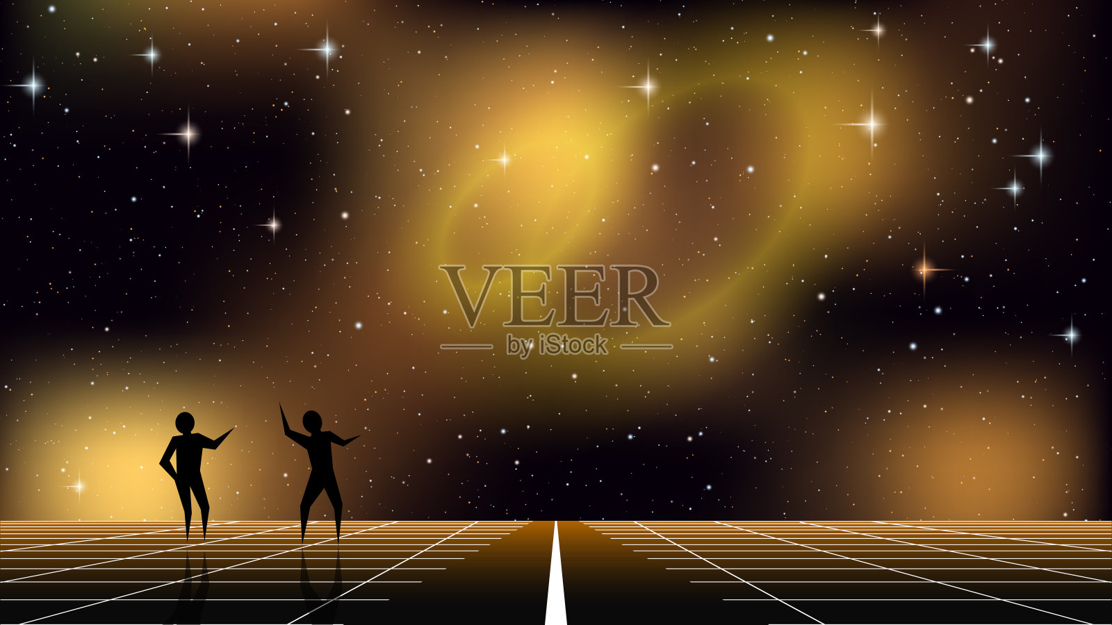 深空矢量图插画图片素材