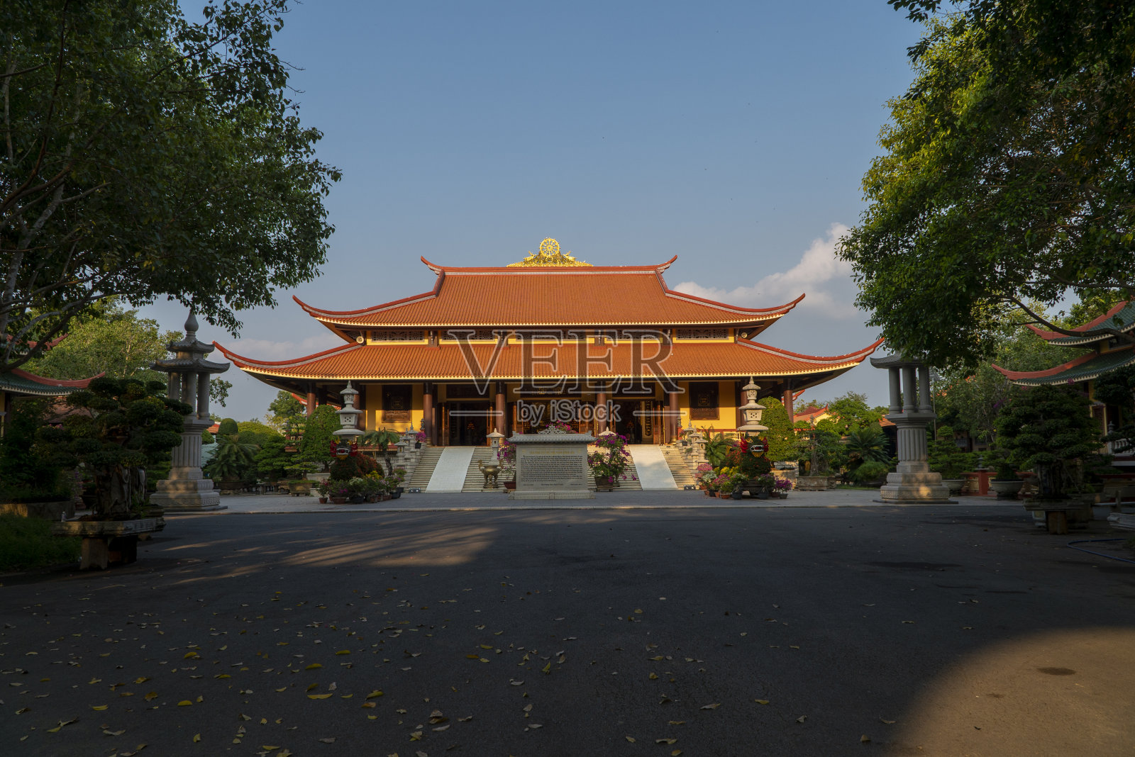 天江省的陈建林禅寺照片摄影图片