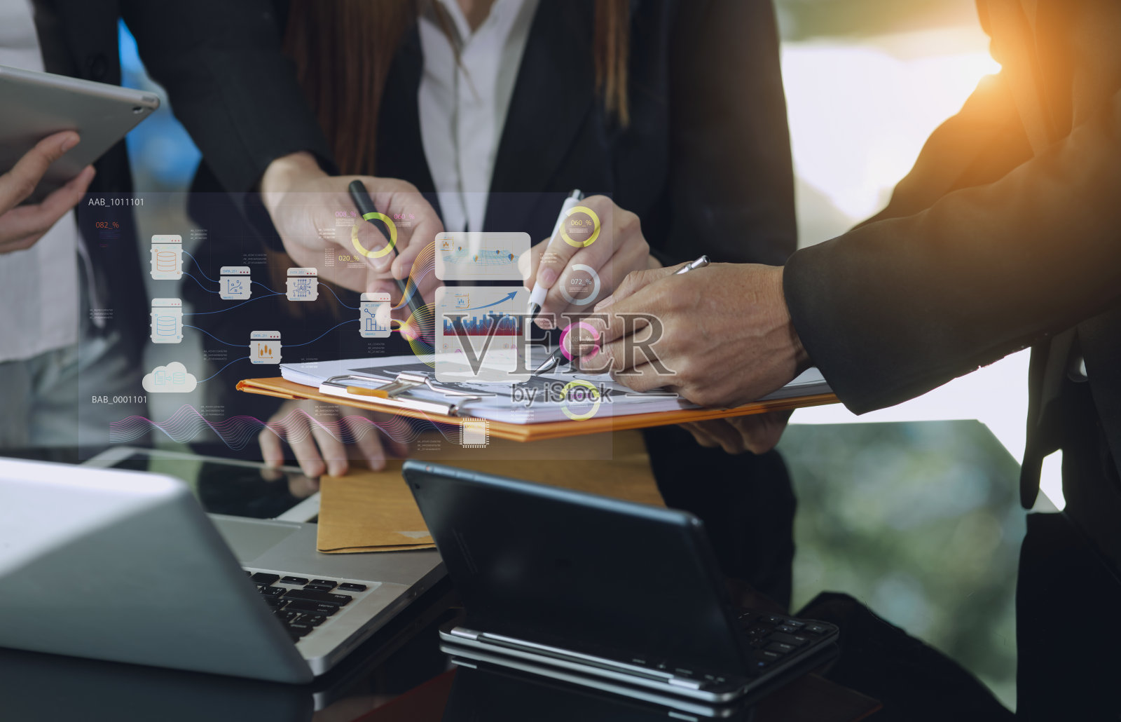 科技理财咨询服务理念。照片摄影图片