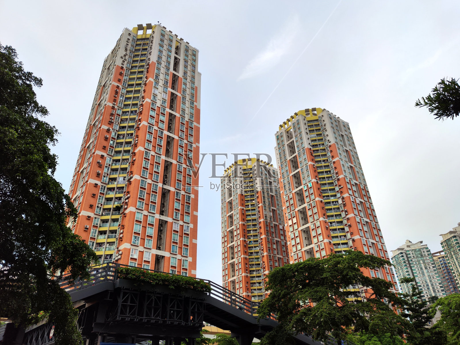 中国深圳福田区的住宅楼照片摄影图片