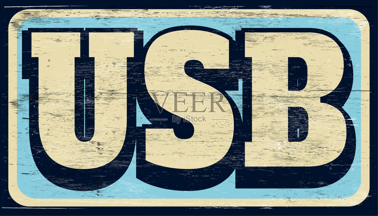 USB插画图片素材