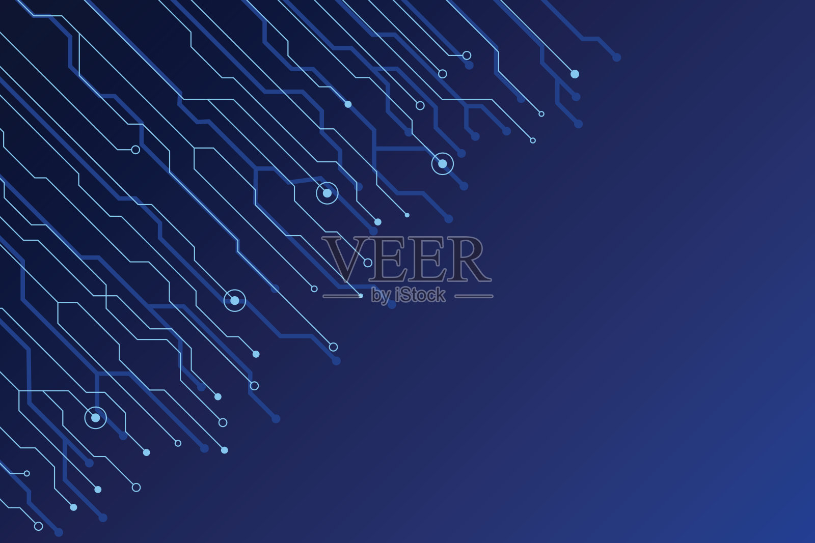 抽象的技术背景。电路板。插画图片素材