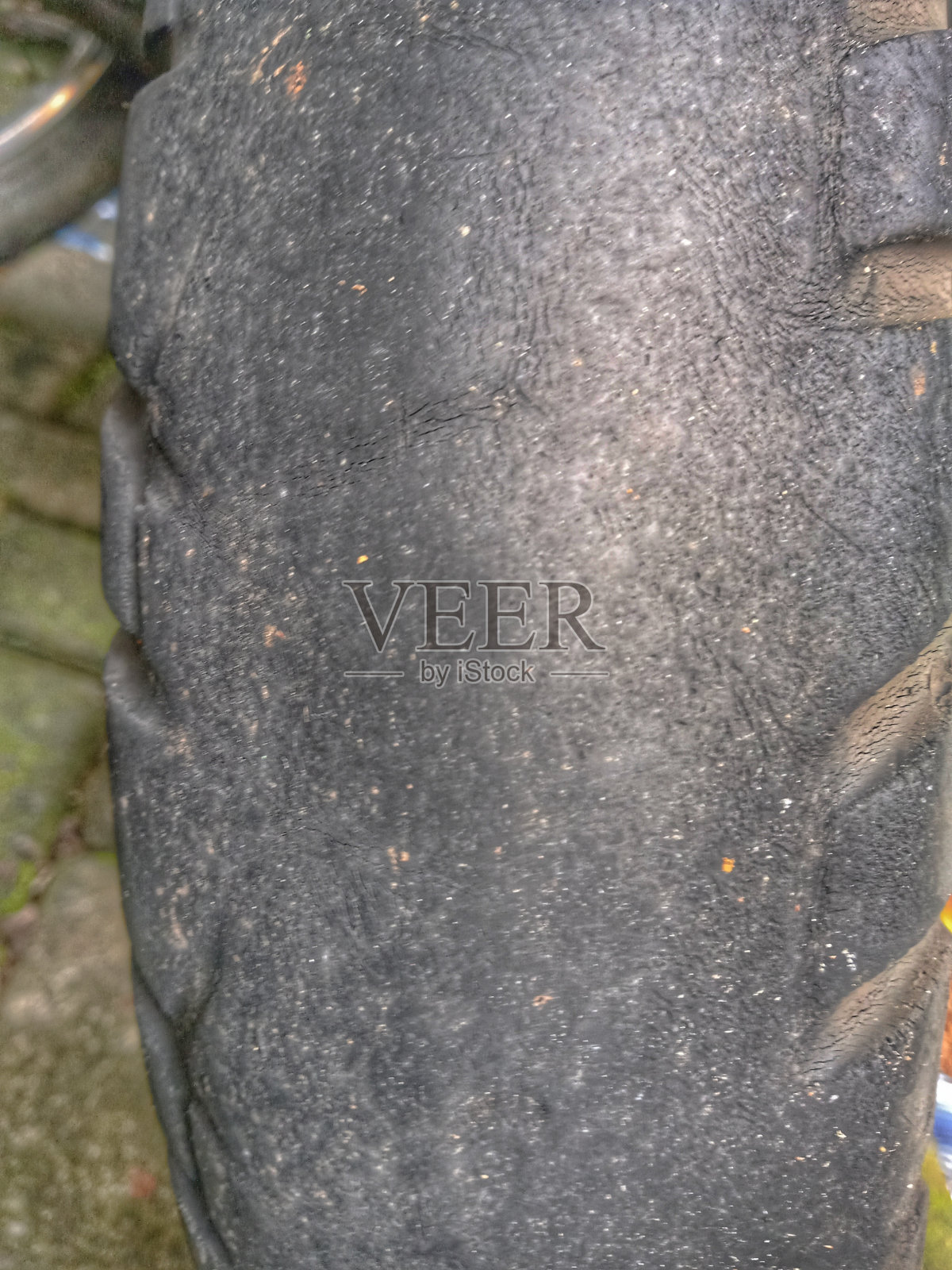 摩托车轮胎光秃照片摄影图片