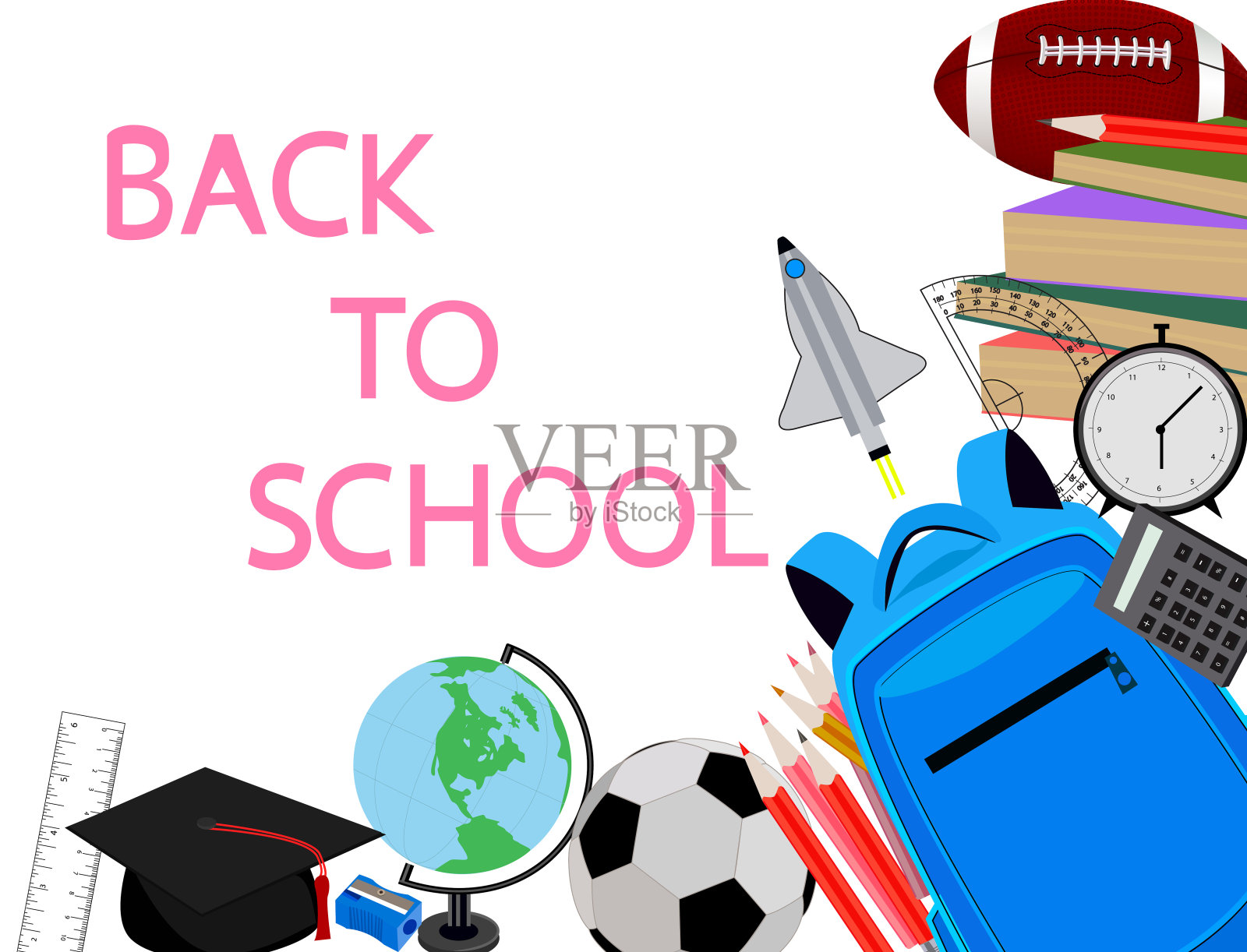 返校矢量插画图片素材