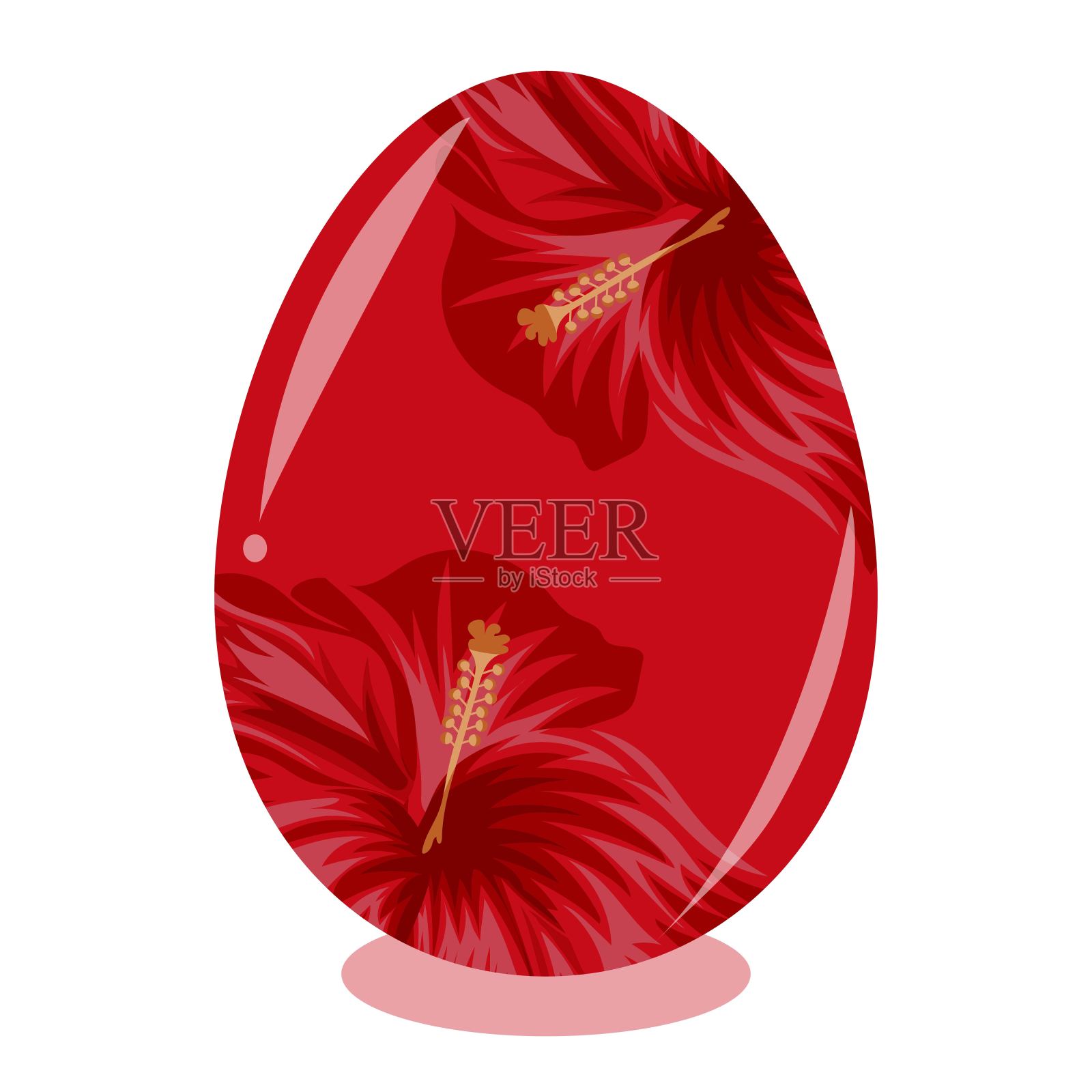 复活节彩蛋棉花糖插画图片素材