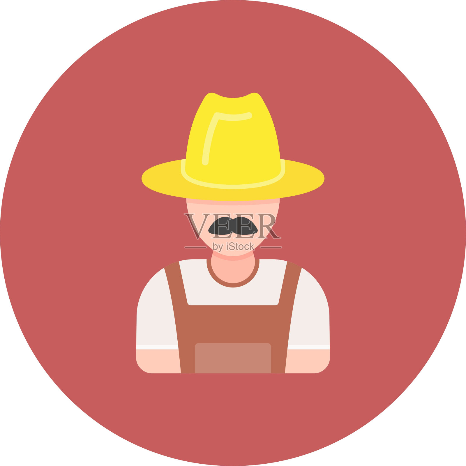 农民图标插画图片素材