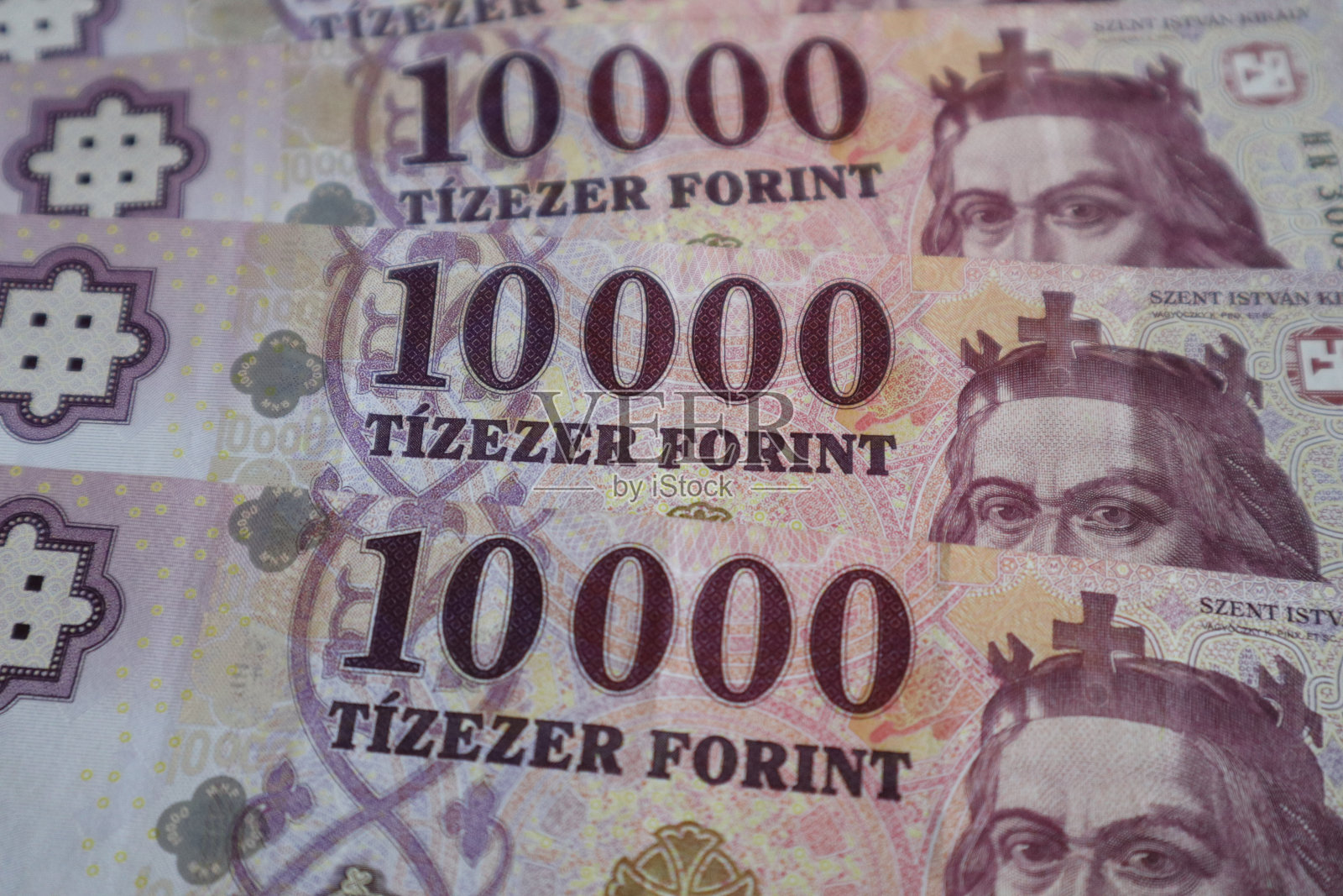 匈牙利福林纸币照片摄影图片