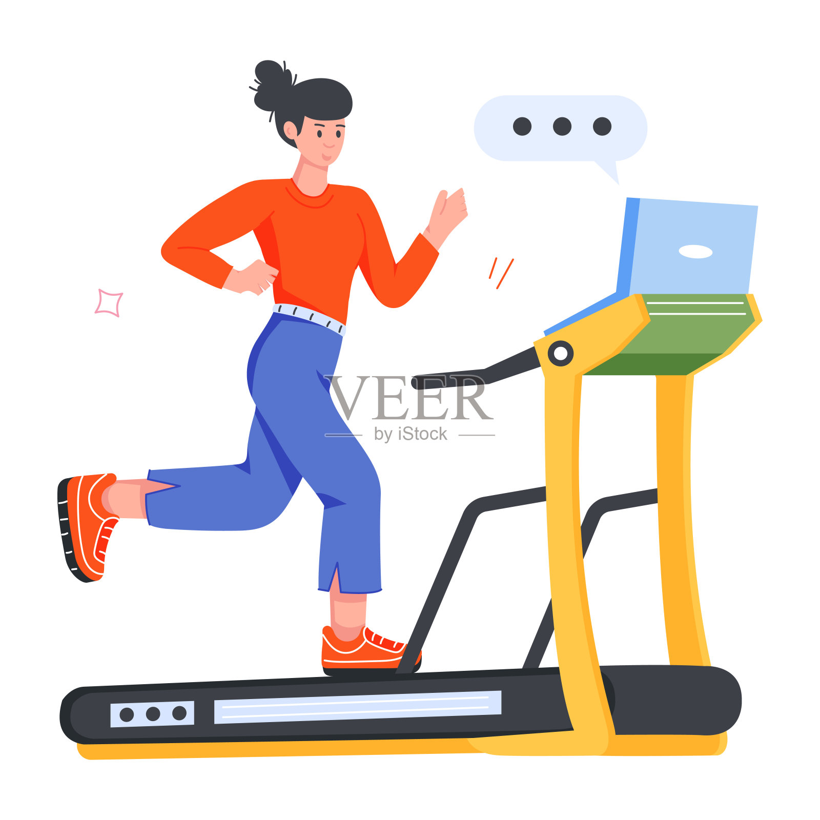 16个专业人物平面人物图标的现代套装插画图片素材