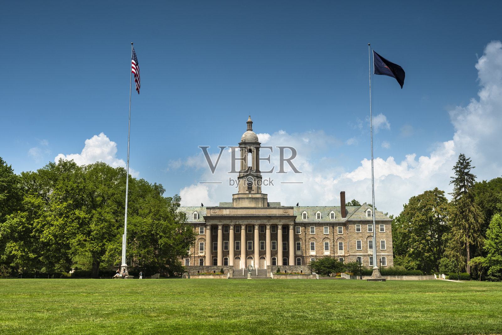 宾夕法尼亚州立大学旧主校区行政大楼照片摄影图片