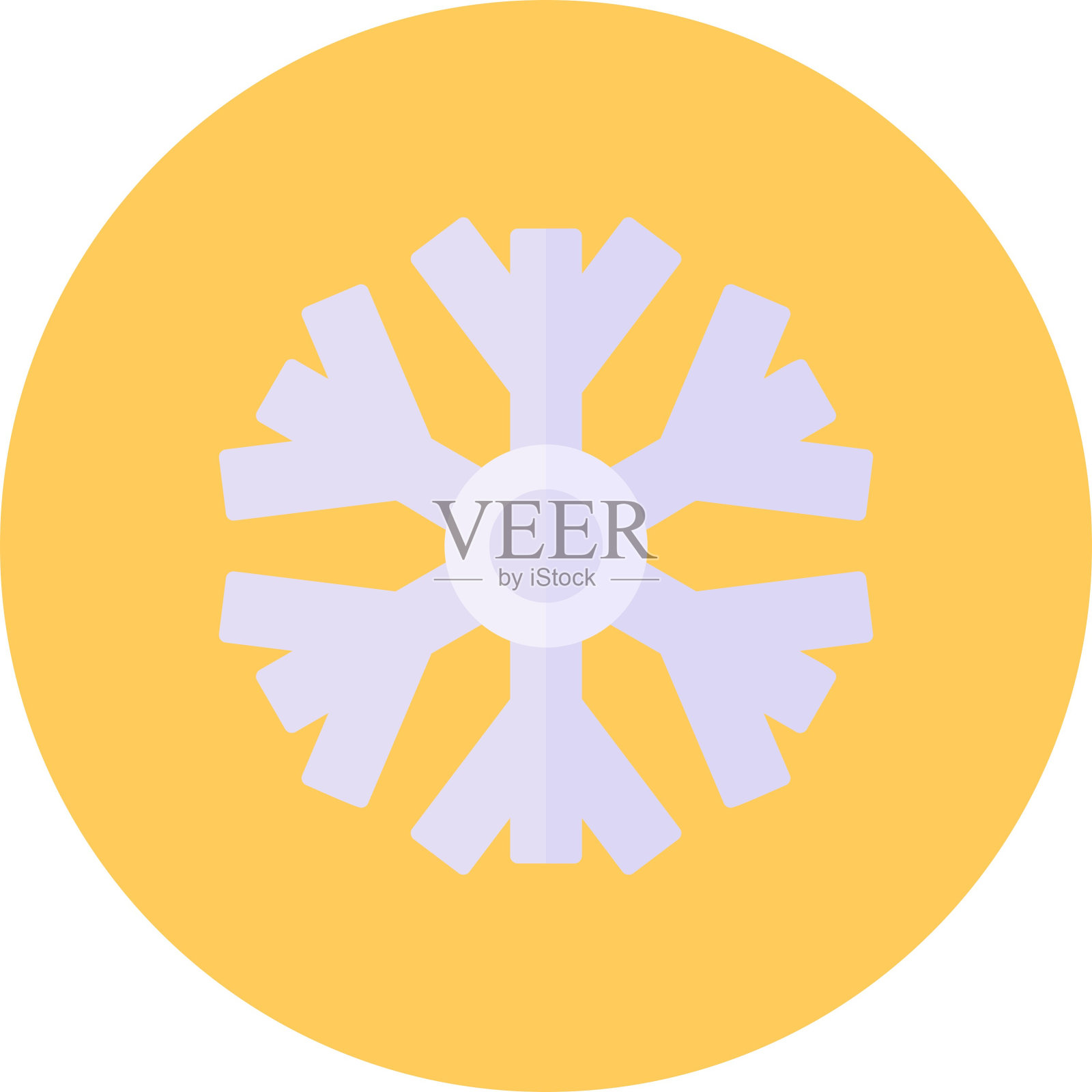 雪花图标插画图片素材