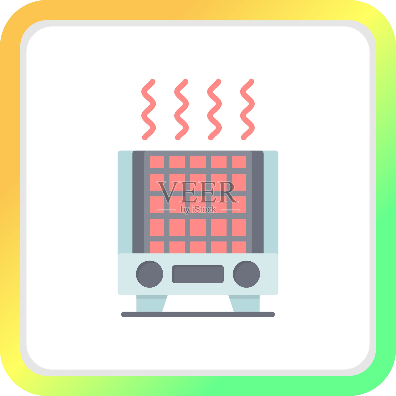 加热器的图标插画图片素材