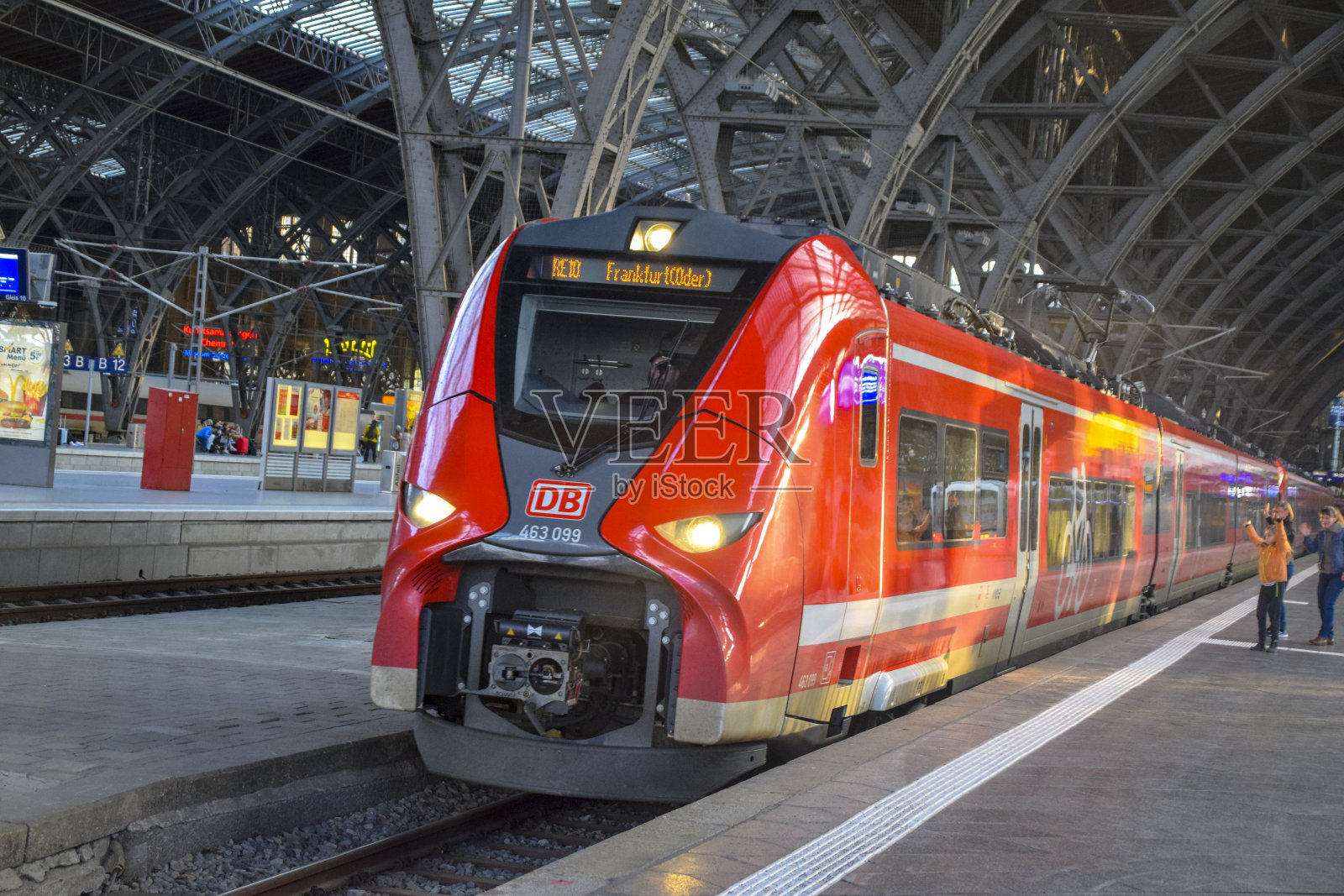 莱比锡中央火车站照片摄影图片