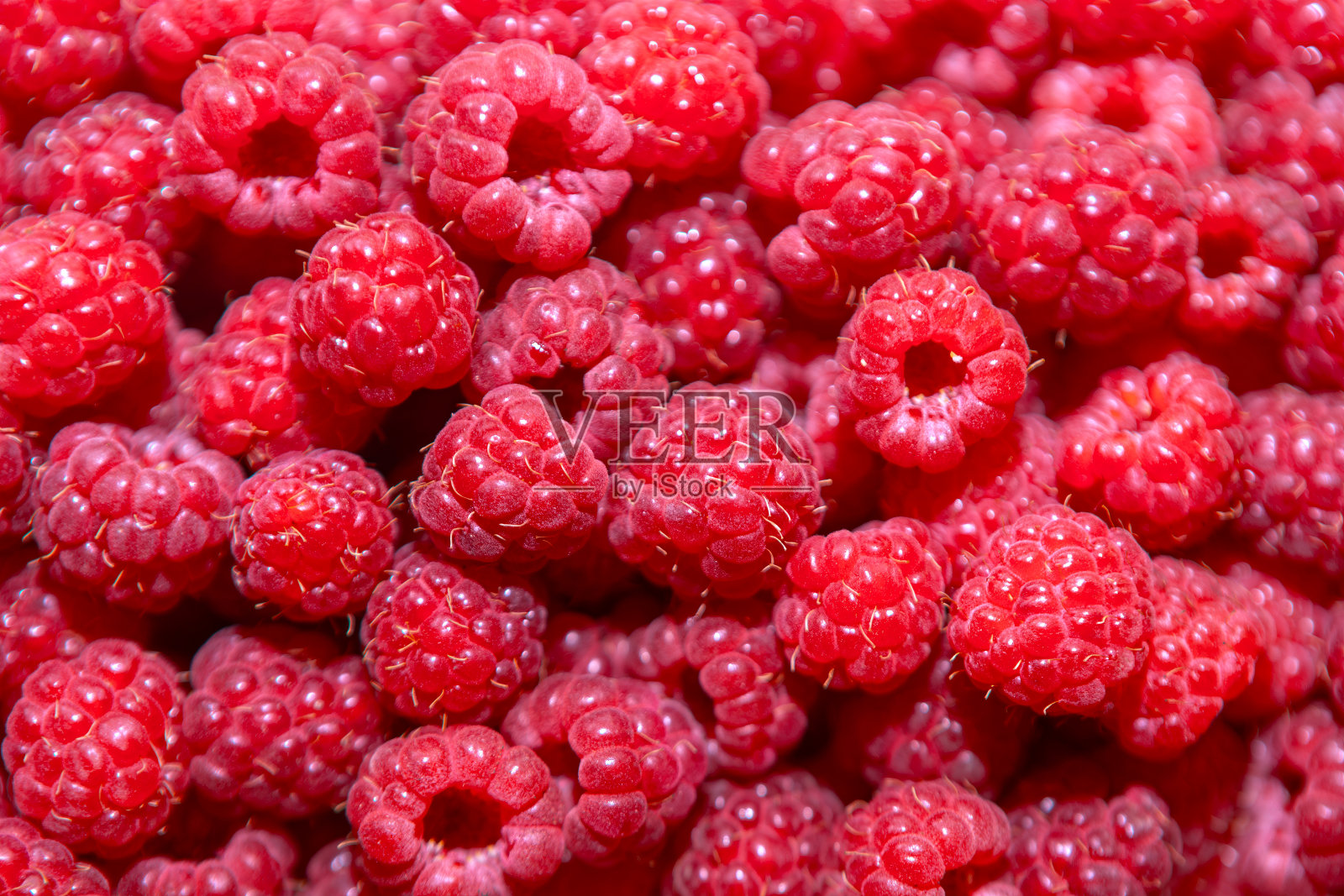 一束红树莓的特写照片摄影图片