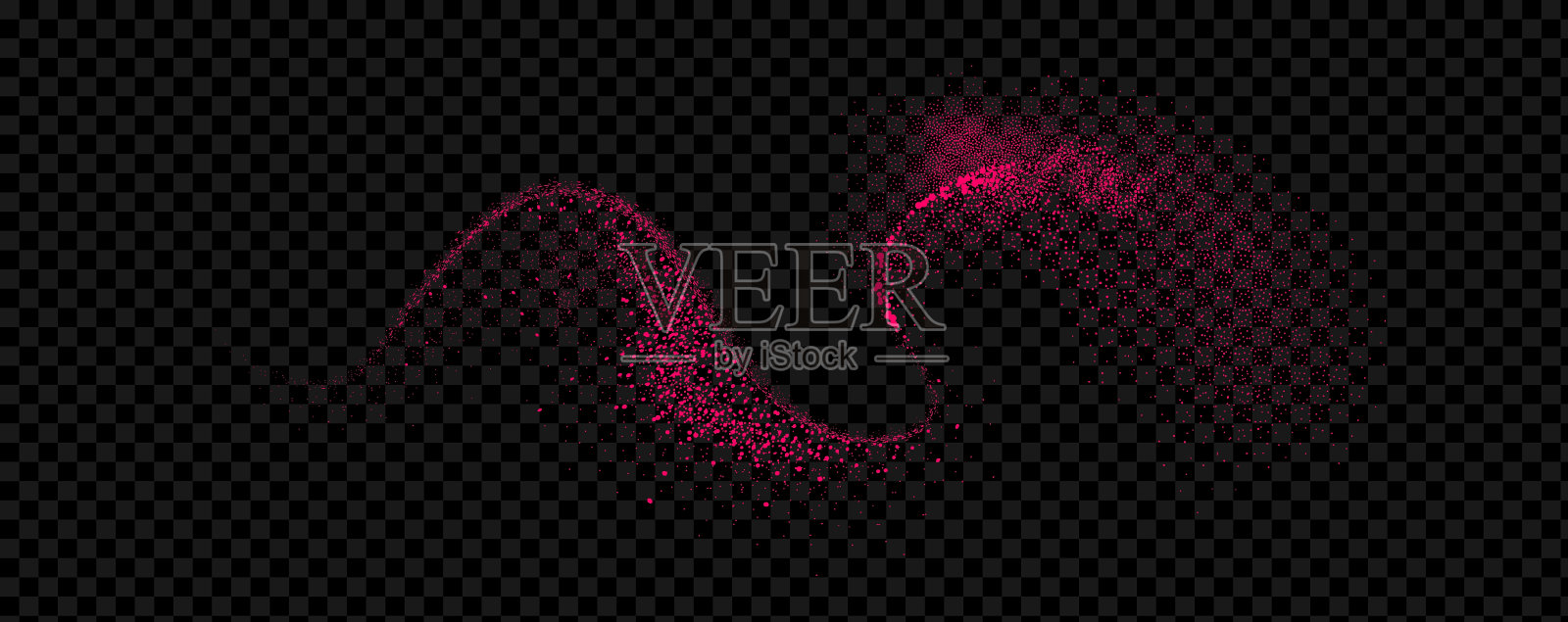 粉色闪光刷插画图片素材