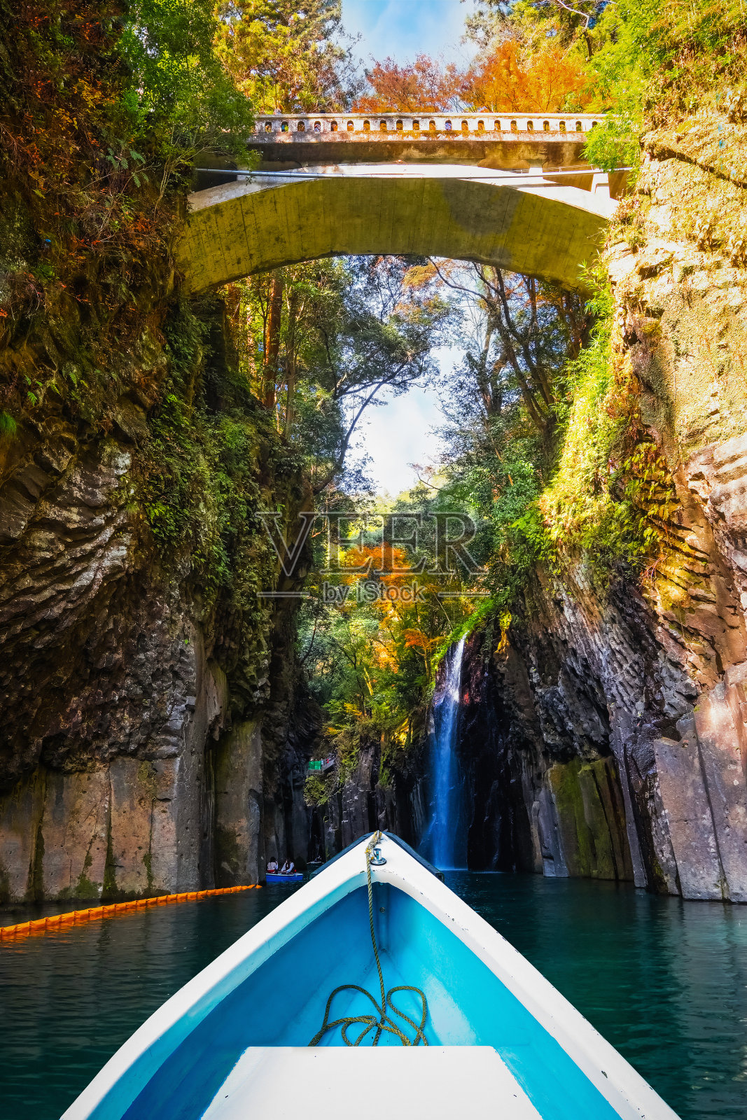 日本宫崎的高町峡谷照片摄影图片