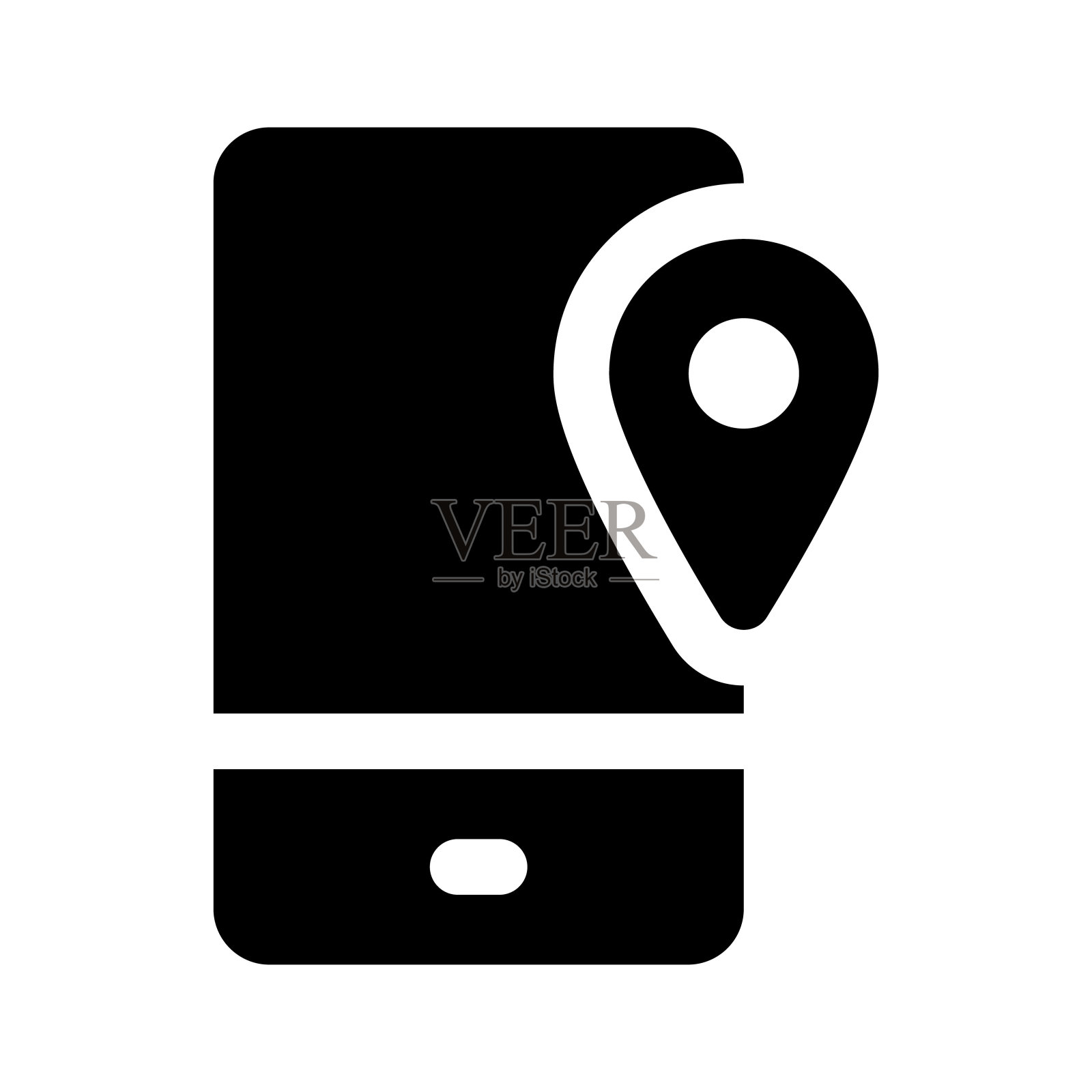 下载在线导航矢量设计在可编辑的风格。插画图片素材