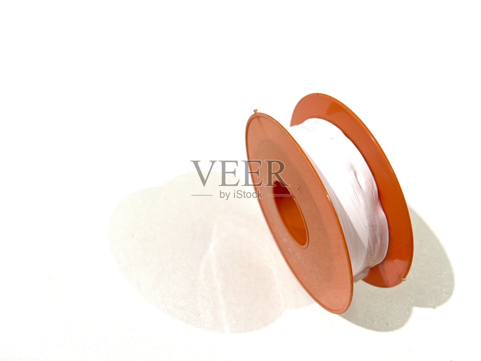 密封胶带隔离在白色背景上照片摄影图片