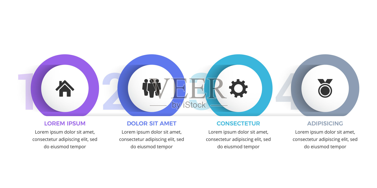 流程图表插画图片素材