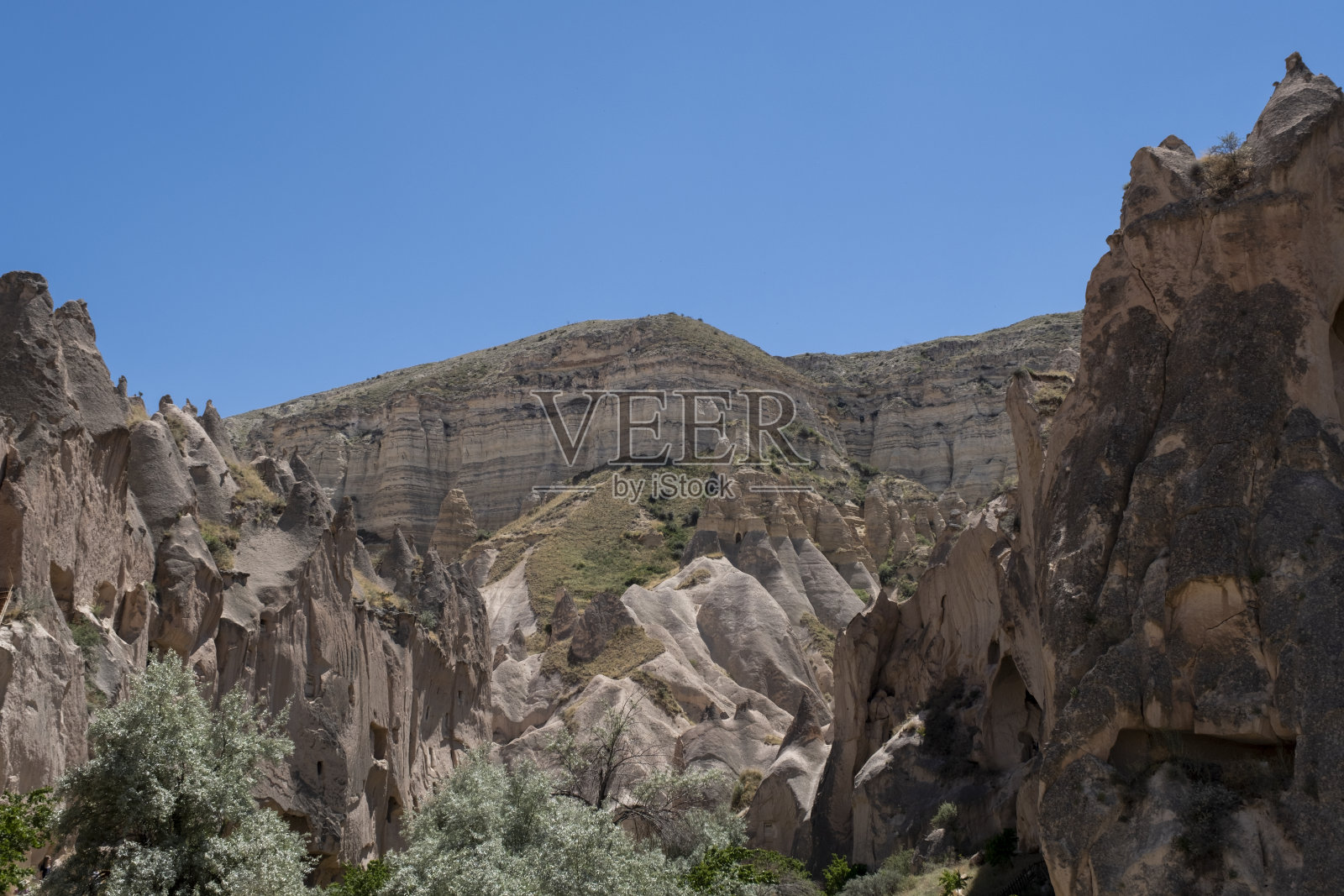 卡帕多西亚古城照片摄影图片