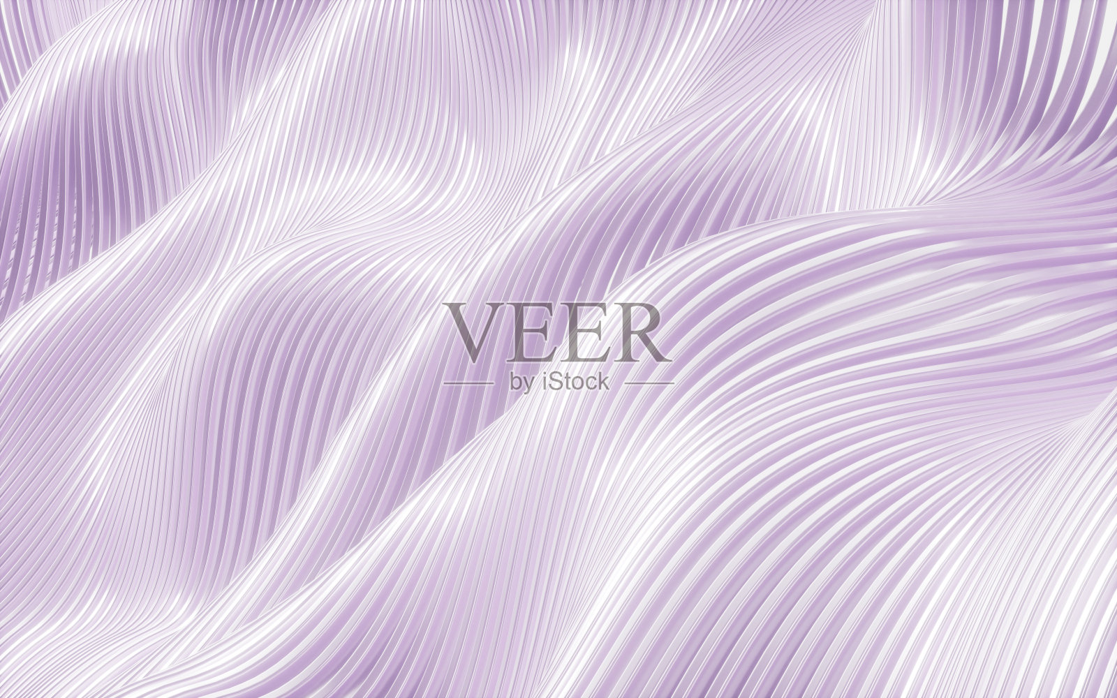 紫色抽象曲线背景，3d渲染。照片摄影图片