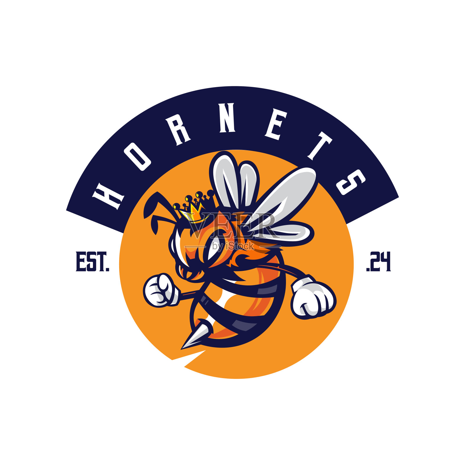 蜜蜂的吉祥物插画图片素材