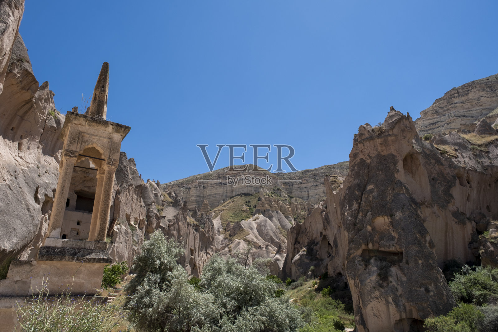 卡帕多西亚古城照片摄影图片