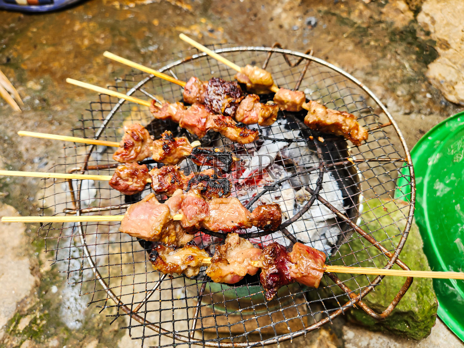 沙爹牛肉照片摄影图片