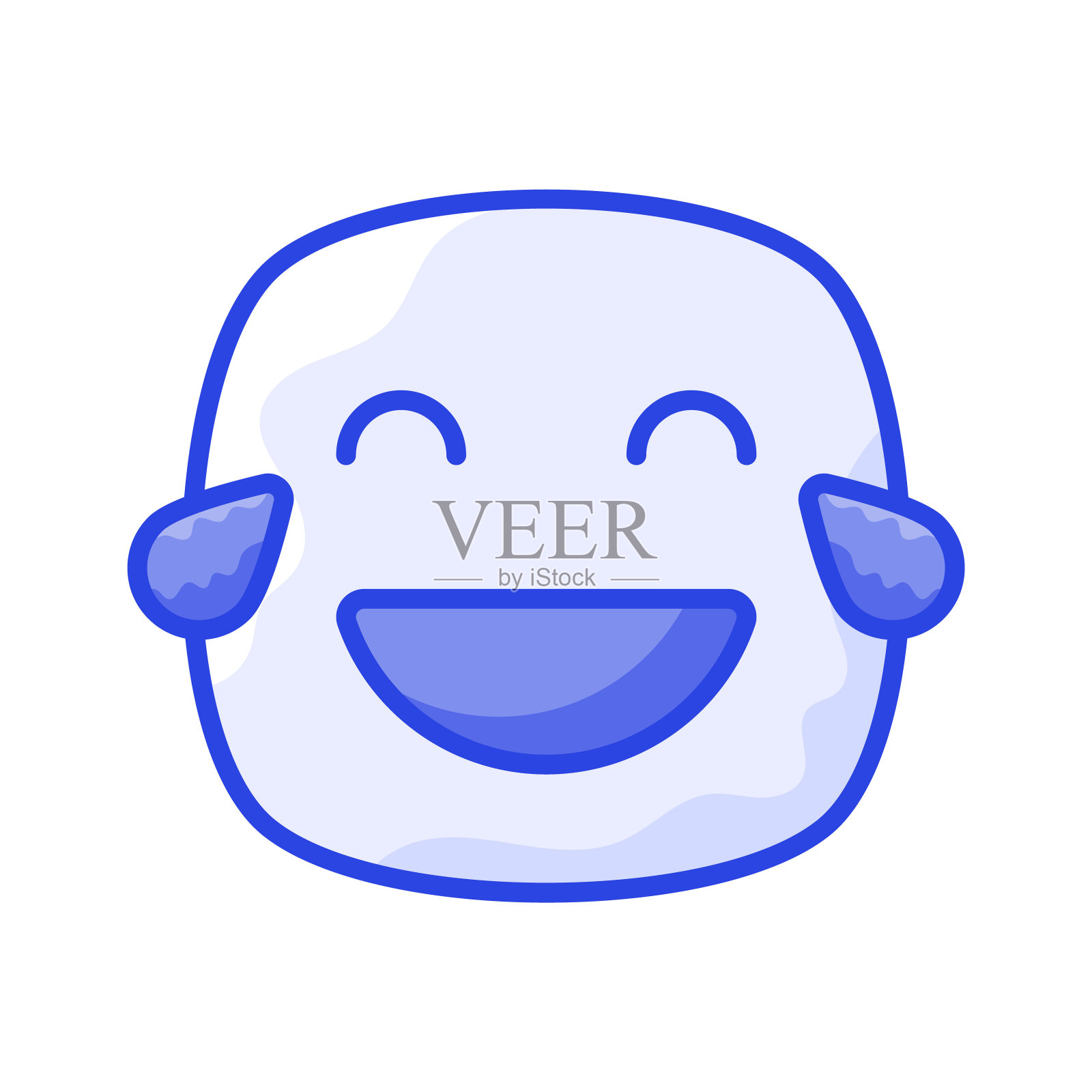 可食用的笑脸表情符号，易于使用和下载插画图片素材