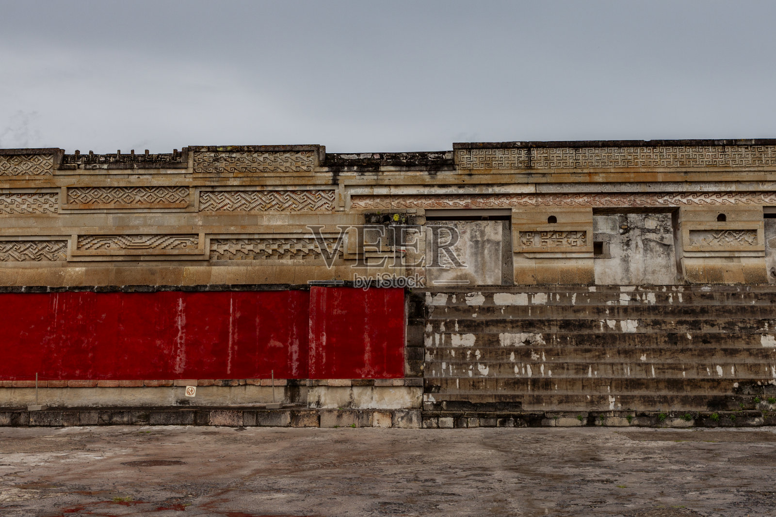 米特拉考古区照片摄影图片