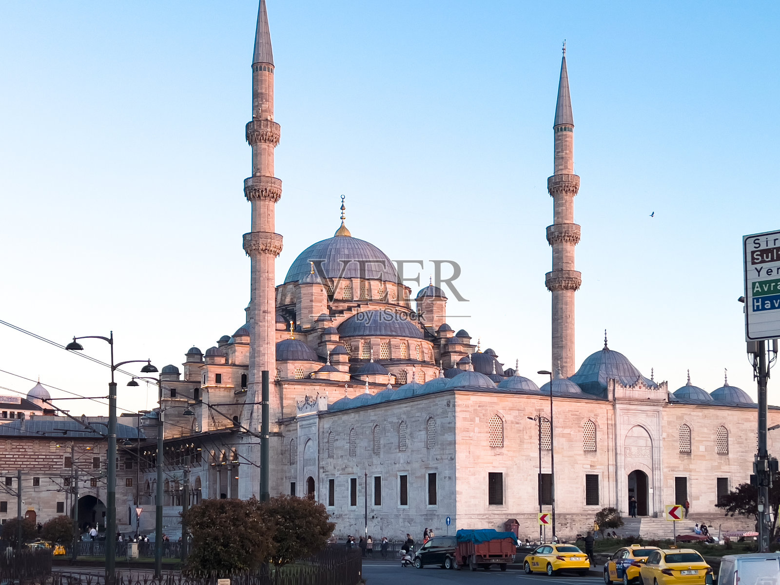 苏丹艾哈迈德清真寺的日光宁静照片摄影图片